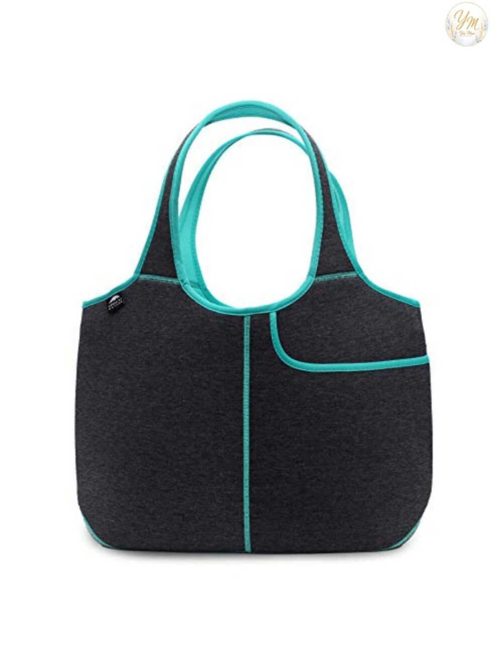Women's Neoprene Laptop Tote Bag, Lightweight Travel Shoulder Bag, 15.6" Water
